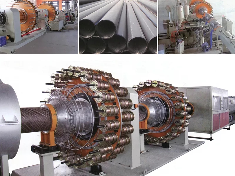 特殊缠绕增强管挤出生产线